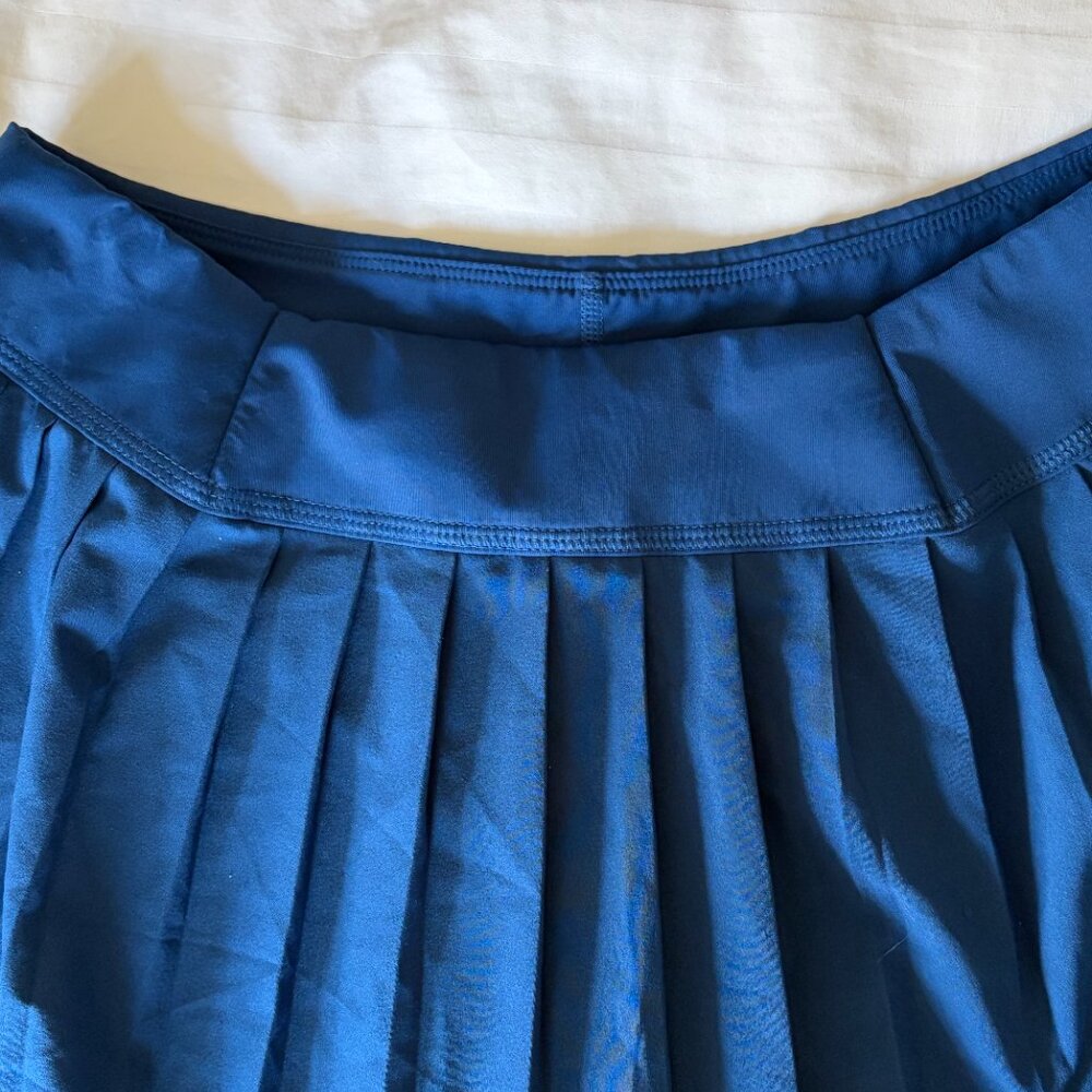 Lacoste Blue Pleated Tennis Skirt 36/4 - Picture 7 of 7
